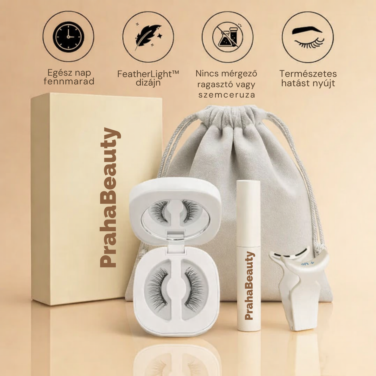 Praha Mágneses Szempilla