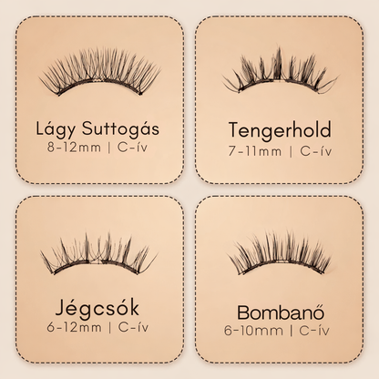 Praha Mágneses Szempilla